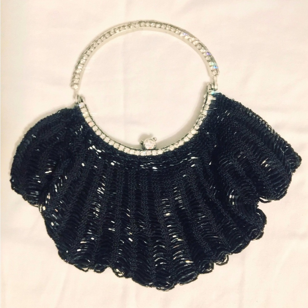 Clara kasavina evening bag, black
